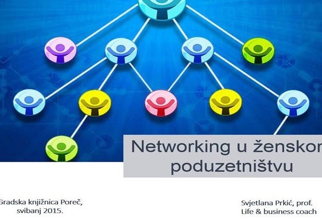 Gradska knjižnica Poreč poziva vas na predavanje prof. Svjetlane Prkić „Networking u ženskom poduzetništvu“