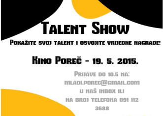 Centar za mlade Poreč organizira Talent show – prijavite se!