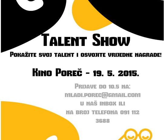 Centar za mlade Poreč organizira Talent show – prijavite se!