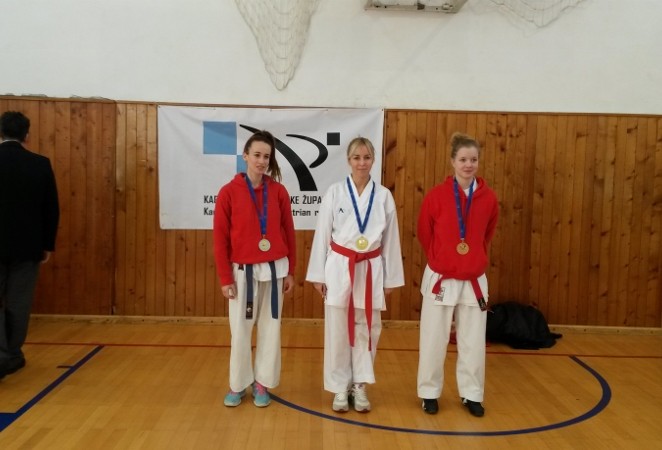 Karate: Održano Županijsko prvenstvo u borbama – Finida osvojila zlato i broncu