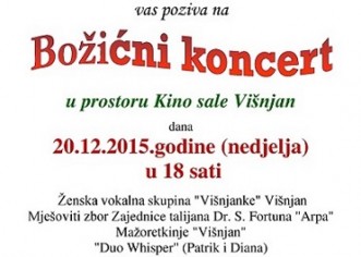 Koncert vokalne skupine Višnjanki i gostiju