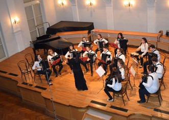 Harmonikaški orkestar Umjetničke škole Poreč nastupao na koncertu u Hrvatskom glazbenom zavodu u Zagrebu