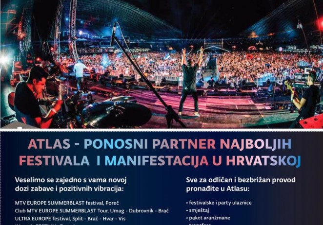 Atlas u Poreč i druga ljetovališta u Hrvatskoj dovodi CLUB MTV EUROPE SUMMERBLAST !