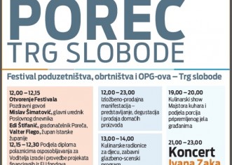 Poreč deveti u Hrvatskoj po broju poduzetnika – veliki broj njih sudjelovat će na Festivalu poduzetništva, obrta i OPG-ova