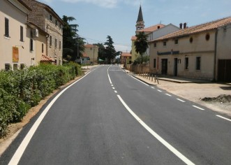 Otvorena županijska cesta Kukci-Višnjan na dionici kroz Novu Vas