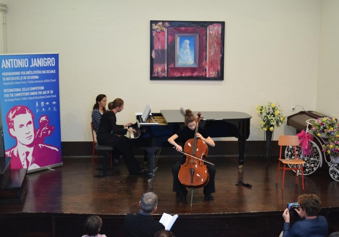 Završni koncert pobjednika 11. međunarodnog violončelističkog natjecanja “Antonio Janigro” u utorak, 25. listopada