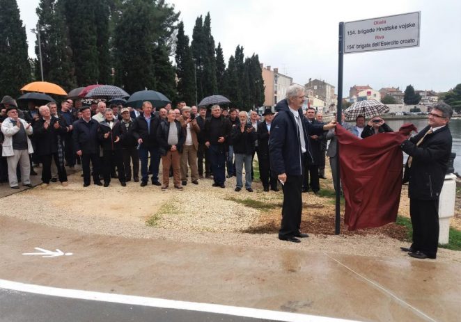 Šetnica od parka Olge Ban do Picala nazvana Obala 154. brigade HV-a