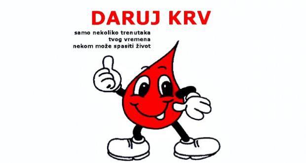 Akcija dobrovljnog davanja krvi i srijedu, 22. veljače