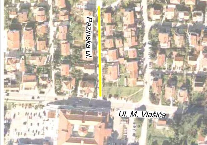 Nastavak radova na plinskoj mreži od ponedjeljka, 6. ožujka kroz Pazinsku ulicu i šetalište A. Restovića