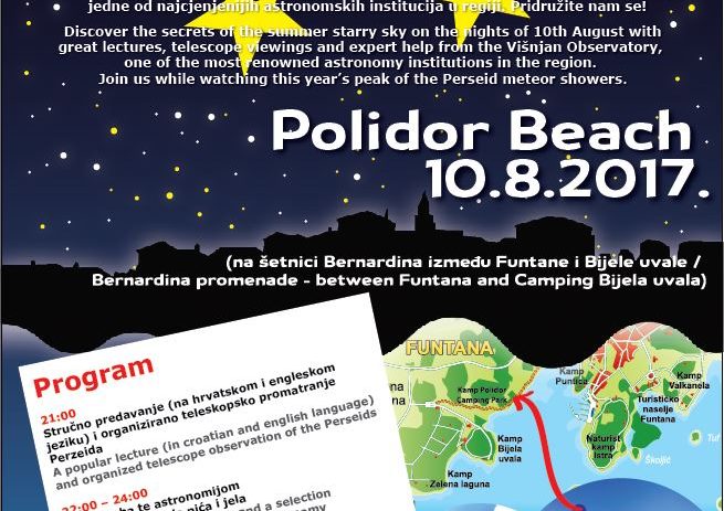 Astro party – Polidor Beach Funtana, 10.8.2017., 21 -24 h