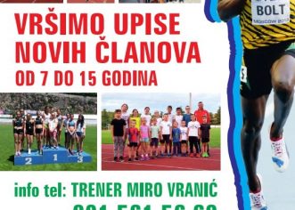 Atletski klub Maximvs vrši upise novih članova