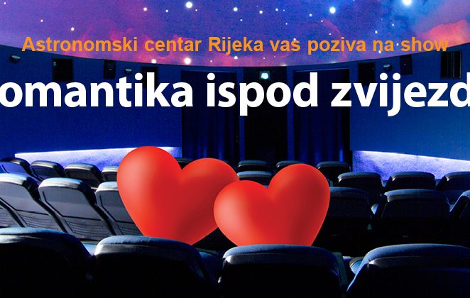 Romantika ispod zvijezda – prigodni program povodom Dana zaljubljenih u Astronomskom centru Rijeka