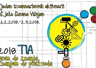Tjedan izvannastavnih aktivnosti 2018 “Igrom do znanja, znanjem do proizvoda”  26.02.2018. – 02.03.2018.