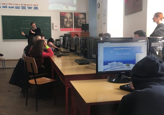 U srednjoj školi Mate Balote u Poreču održana radionica o izradi web stranica
