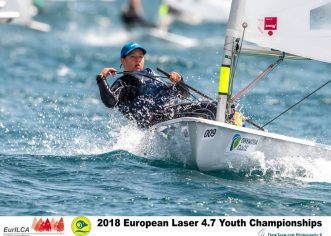 Europsko prvenstvo za klasu laser 4.7 2018, Grčka , Patras: Mare Milić nakon tri dana jedrenja na 2. mjestu !
