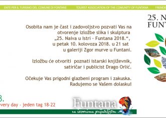 Danas u Funtani započinje izložba slika i skulptura “25. Naiva u Istri”