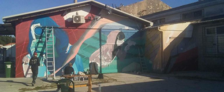 Radovi u tijeku_ novi mural u Poreču by Lonac i Chez 186