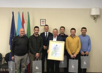 Prijem župana Flega za predstavnike Boćarskog kluba Istra Poreč
