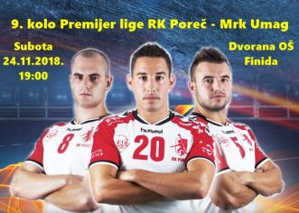 Najava utakmica RK Poreča za vikend 24./25.11.2018.