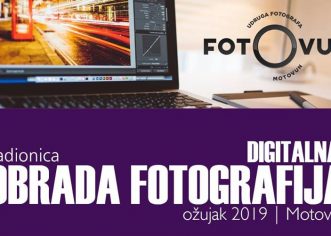 Udruga Fotovun organizira radionicu digitalne obrade fotografija