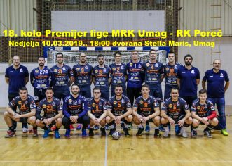 Najava utakmica RK Poreča za vikend 09./10.03.2019.