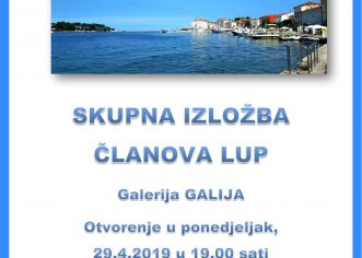 Povodom Dana Grada skupna izložba članova Likovne udruge Poreč u Galiji