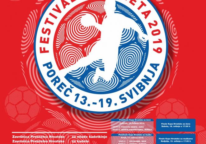 Festival rukometa u Poreču donosi završne susrete seniora i seniorki u 28. Kupu Hrvatske – finalne utakmice igraju se 18. i 19 svibnja