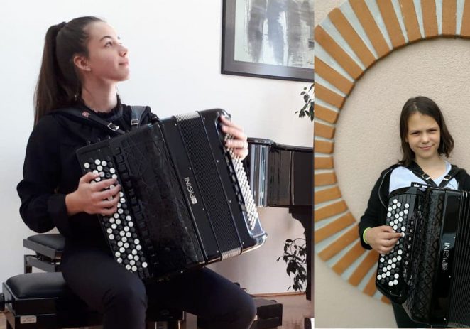 Lena Pelaić i Antonela Glavić, učenice Umjetničke škole Poreč osvojile prve nagrade u Murskoj Soboti