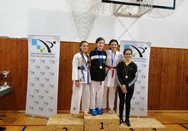 Tri medalje za Karate klub Finida sa županijske lige u borbama