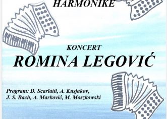 U ponedjeljak koncert Romine Legović u Koncertnoj dvorani Umjetničke škole Poreč