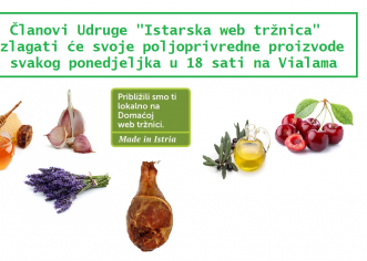 Danas u Vialima prodaja svježih domaćih istarskih proizvoda