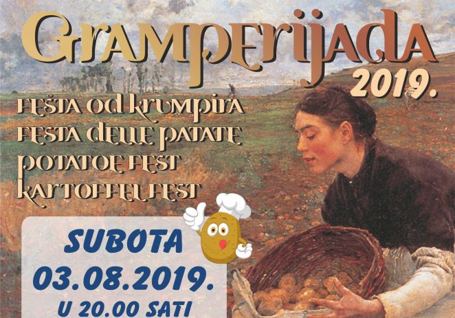 Fešta od krumpira – Gramperijada u subotu, 3. kolovoza slavi 17-i rođendan !