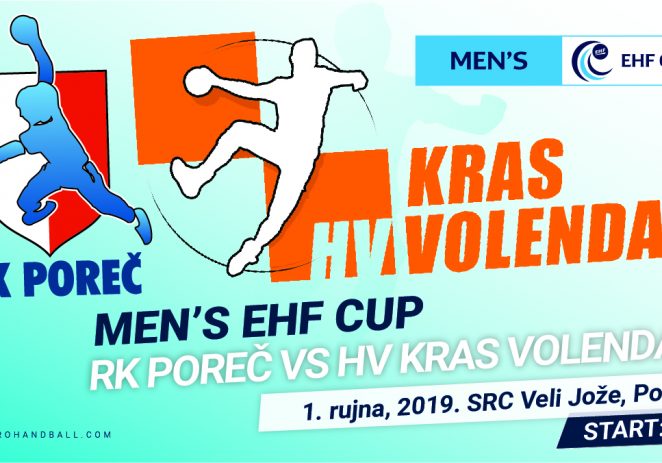 Porečki rukometaši ove nedjelje igraju protiv nizozemskog KRAS Volendam u prvom kolu EHF Cup-a