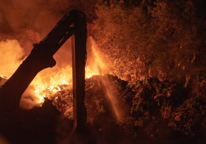 U Puli veliki požar na odlagalištu otpada – Od podneva se zrak značajno očistio