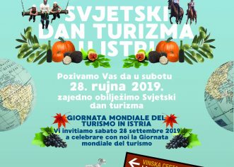 Obilježavanje Svjetskog dana turizma 2019. u Istri u subotu, 28. rujna