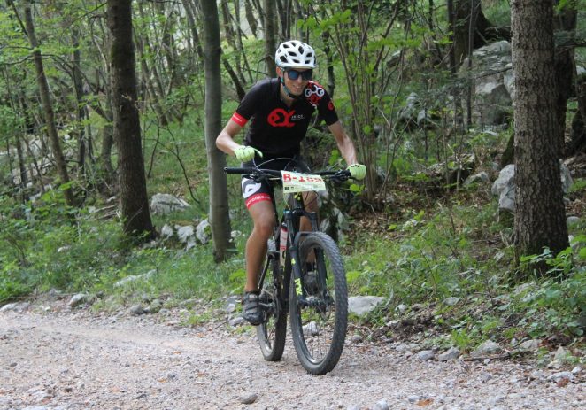 Diego Žužić iz biciklističkog kluba Poreč 10-ti na XC maratonu u Crikvenici