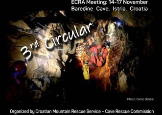 13. Europska speleospasilačka konferencija održati će se od 14.-17. studenog 2019. u Jami Baredine kod Poreča