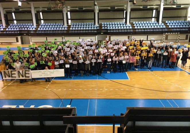 Djelatnici osnovnih i srednjih škola Poreštine jasno poručili NE ponudi Vlade RH