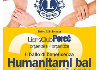 U subotu, 30. studenog tradicionalni Humanitarni bal Lions kluba Poreč