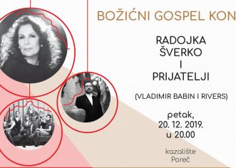 Ovog petka Radojka Šverko i prijatelji u porečkom kazalištu – Tradicionalan koncert gospela