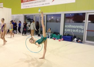 Izvrstan nastup rimtičke gimnastičarke Pije Kovačić iz KREG Galatea na turniru u Udinama