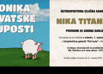 U Motovunu od 1. do 31. srpnja retrospektivna izložba karikatura Nik Titanik: “Kronika hrvatske gluposti”