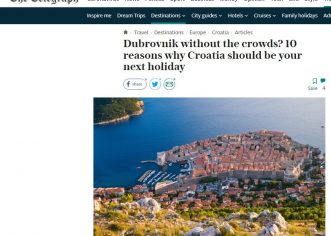 Britanski The Telegraph objavio 10 razloga za posjet Hrvatskoj