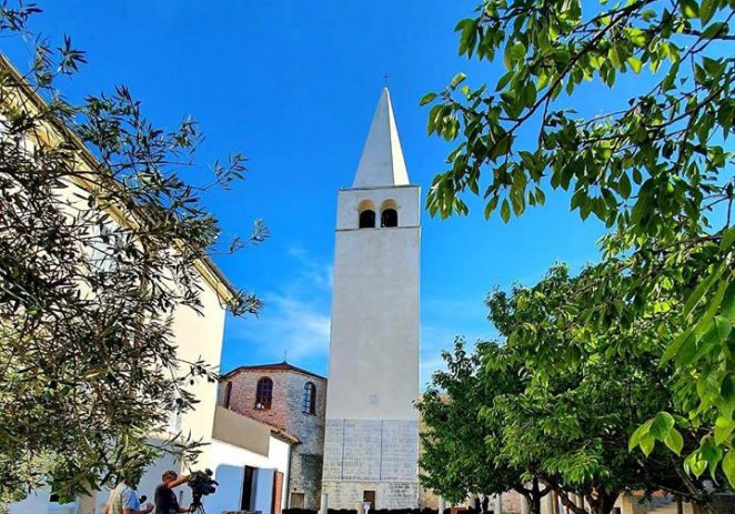 Jučer i službeno dovršeni radovi na obnovi zvonika Eufrazijeve bazilike u Poreču