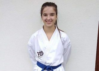 Sonja Rajko iz Višnjana na pripremama hrvatske karate-reprezentacije U-21