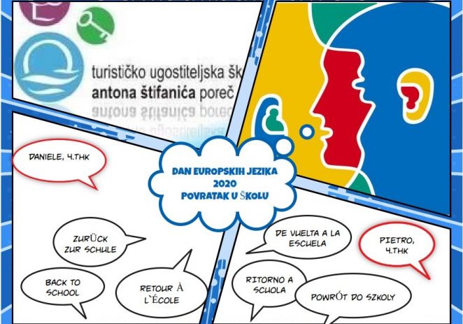 Učenici TUŠ Antona Štifanića povodom “Dana europskih jezika” izradili prigodnu digitalnu knjigu “Povratak u školu”