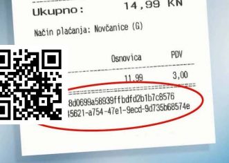 Uvodi se QR kod kao sastavni dio računa