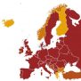 EU uvodi tamno crvene zone na epidemiološku kartu Europe