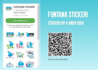 I Funtana objavila Viber naljepnice (sticker-e)