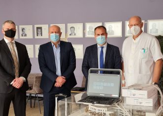 Kompas d.d. i mStart uručili Klinici za dječje bolesti Zagreb ultrazvučni uređaj SonoScape E2